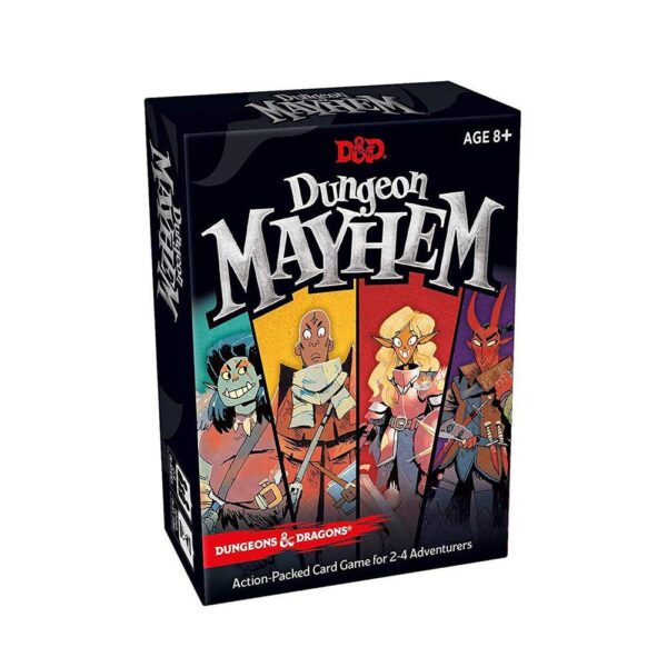 Wizards of the Coast Dungeons & Dragons C61640000 Mayhem Card Game 2 4 Players, 120 Cards, Multicolor