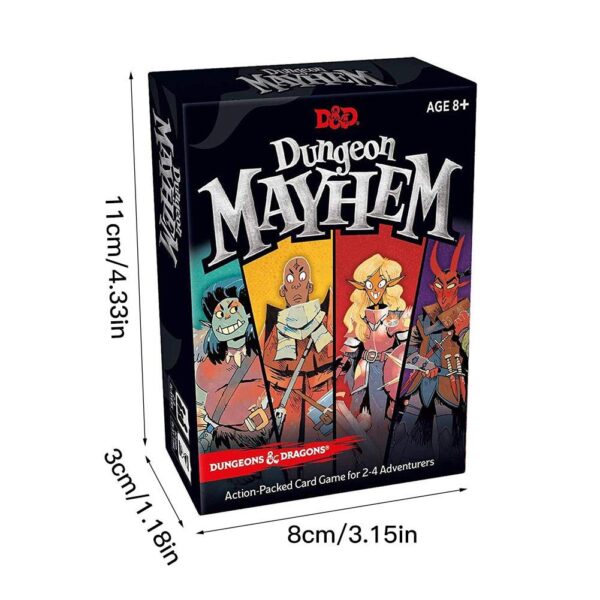 Wizards of the Coast Dungeons & Dragons C61640000 Mayhem Card Game 2 4 Players, 120 Cards, Multicolor - Image 5