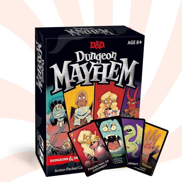 Wizards of the Coast Dungeons & Dragons C61640000 Mayhem Card Game 2 4 Players, 120 Cards, Multicolor - Image 4