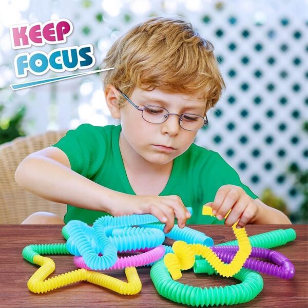 Pop Tube Fidget 12 Pcs Toy - Image 5