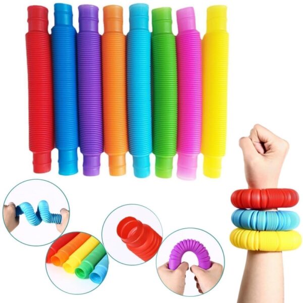 Pop Tube Fidget 12 Pcs Toy - Image 6