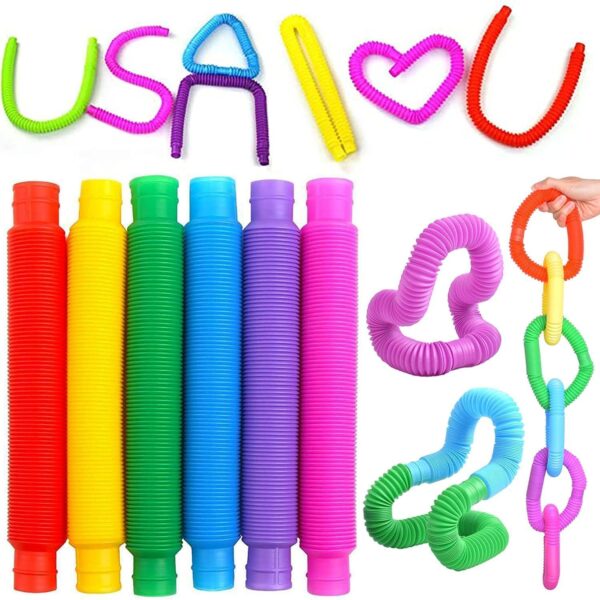 Pop Tube Fidget 12 Pcs Toy