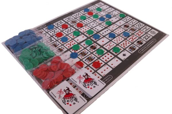 Sequence Board Game | Sequence Game with Folding Board, Cards and Chips | Playing Card, Suitable Family Game for Ages 7+ Years (Multicolor) - Image 2