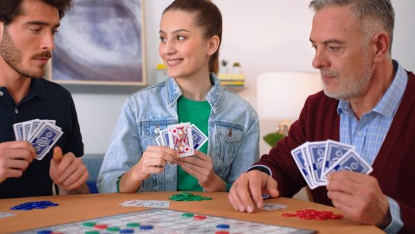 Sequence Board Game | Sequence Game with Folding Board, Cards and Chips | Playing Card, Suitable Family Game for Ages 7+ Years (Multicolor) - Image 6