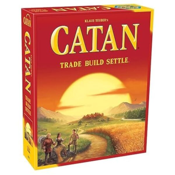 Catan Cardboard Mayfair Games 5th Edition | Board Game for Adults and Family | Adventure Board Game | Suitable Ages | for 3 to 4 Players Average