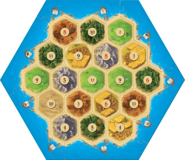 Catan Cardboard Mayfair Games 5th Edition | Board Game for Adults and Family | Adventure Board Game | Suitable Ages | for 3 to 4 Players Average - Image 4