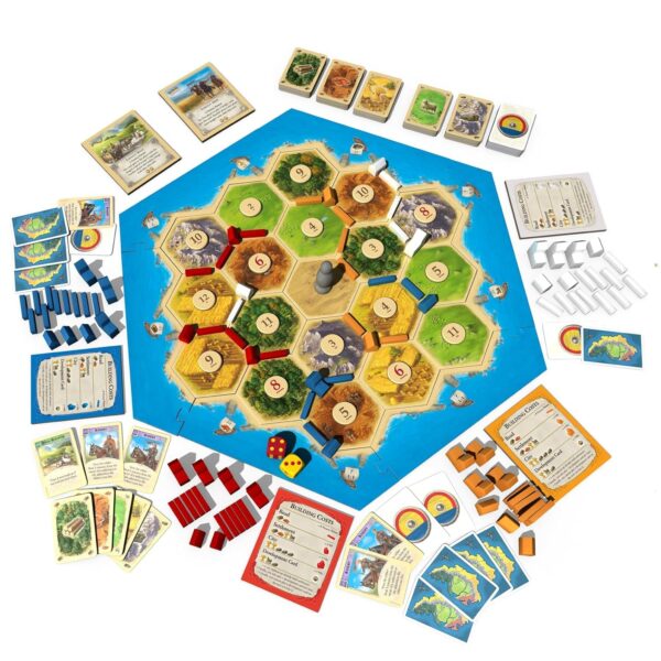 Kids Katan Cardboard Mayfair Games 5Th Edition, Katan Board Game Original Games, Adventure Board Game | Multicolor Educational Board Games - Image 6