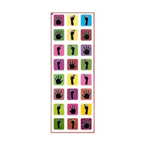 Hopscotch Jumbo Kids Play Mat (40" x 108") | Kith-Kith, Stapu, Langdi, Ekka Dukka, Paandi, Kunte Bille | Unique Balancing Game |