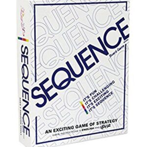 Sequence Board Game for Kids - Original Sequence Game with Folding Board, Game for The Entire Family | Strategy Game - Hard Game, Playing Card, Suitable for All Ages