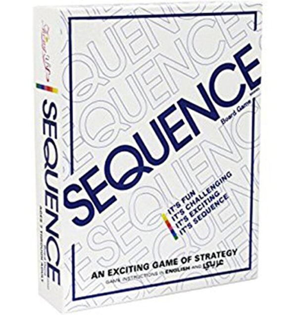 Sequence Board Game for Kids - Original Sequence Game with Folding Board, Game for The Entire Family | Strategy Game - Hard Game, Playing Card, Suitable for All Ages