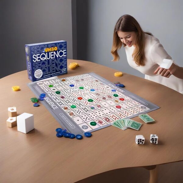 Jumbo Sequence Board Game, Strategic Board Game for Kids and Adults, Family Board Games with Different strategies with Different mindsets - Image 6