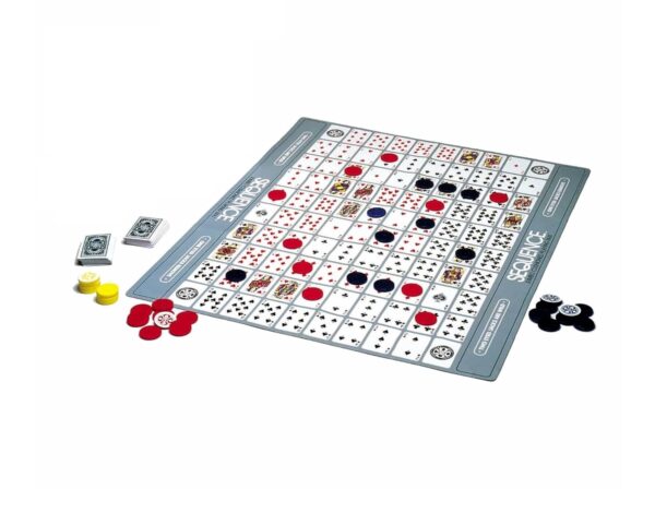 Jumbo Sequence Board Game | Strategic Game with 22.5"X 27" Inches Hard Playing Board NOT Mat for Kids and Adults, Family Board Games with Different strategies with Different mindsets Age 7+ - Image 3