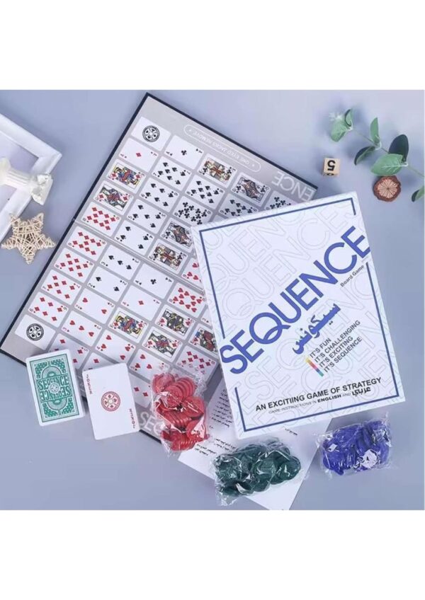Sequence Game, Family Card Board Game - Image 4