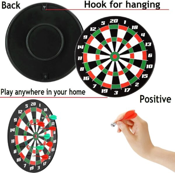 Magnetic Dart Board for Kids - Indoor and Outdoor Kids for Motor Activity | Party Games for Kids| Boys Toys Gifts for 5 6 7 8 9 10 11 12 (15 INCH) - Image 3