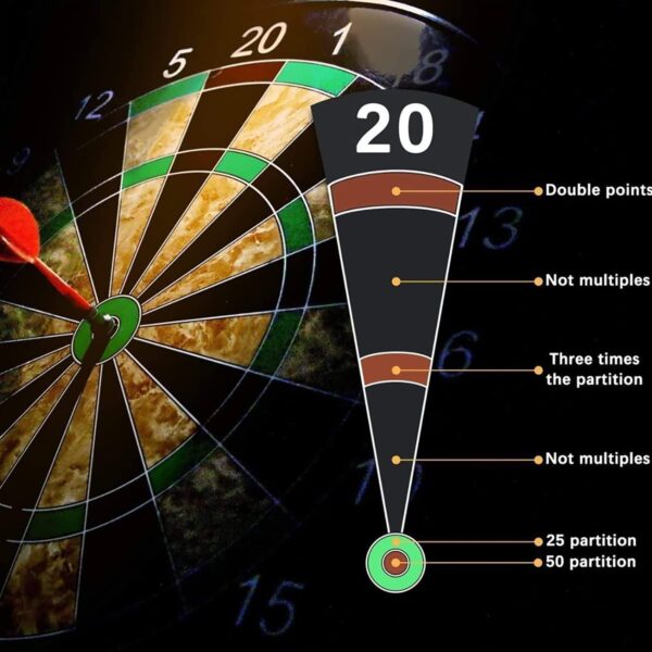 Magnetic Dart Board - 8 pcs Magnetic Darts - Excellent Indoor Game and Party Games - Magnetic Dart Board Toys Gifts for 5 6 7 8 9 10 11 12 Year Old Boy Kids - Image 4