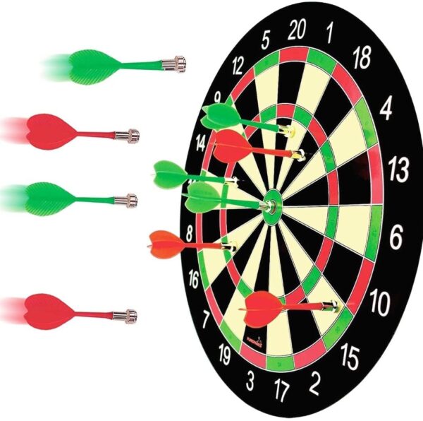 Classic Score Dartboard Kit - 6 Soft Darts,Family Fun Games,Birthday/Christmas Gifts for Children Adults 17.3- Multi Color - Image 3