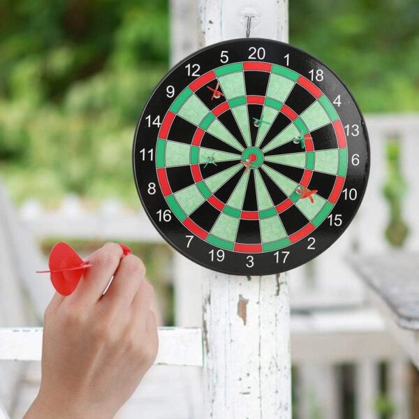 Premium Magnetic Dartboard for Kids – 15-Inch Dart Game Set with 4 Darts, Indoor & Outdoor Fun for Boys & Girls - Image 5