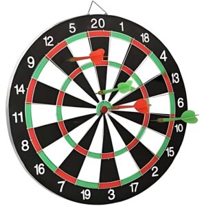 Premium Magnetic Dartboard for Kids – 15-Inch Dart Game Set with 4 Darts, Indoor & Outdoor Fun for Boys & Girls
