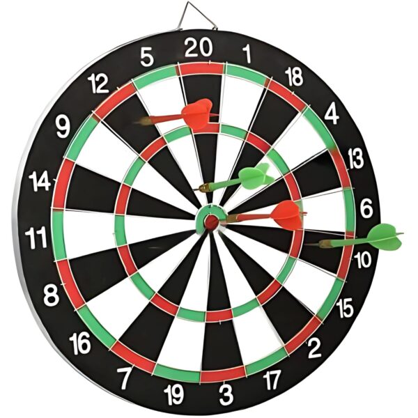 Premium Magnetic Dartboard for Kids – 15-Inch Dart Game Set with 4 Darts, Indoor & Outdoor Fun for Boys & Girls