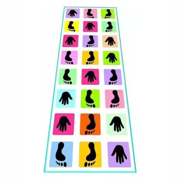Hopscotch Jumbo Play Mat Game for Kids and Adults Family Game, Kith-Kith, Stapu, Langi, Chalk Game - Large (40" x 108") (1 Pieces)