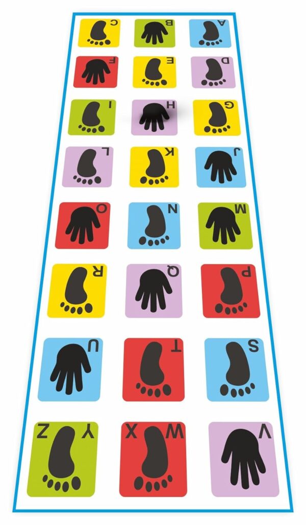 Hopscotch Game | Jumbo Kids Play Mat (40" x 108" inches) | Unique Balancing Game | Large Size for 3 Years and up