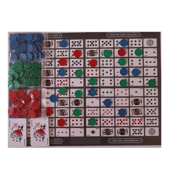 Sequence Board Game for Family & Friends – Classic Strategy Game for All Ages | Party Game, Family Night Fun, and Competitive Play (2-12 Players) - Image 3