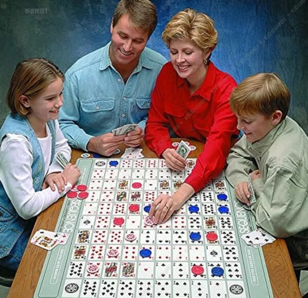 Sequence Board Game for Family & Friends – Classic Strategy Game for All Ages | Party Game, Family Night Fun, and Competitive Play (2-12 Players) - Image 4