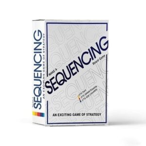 Sequencing, Strategy Game, Card Game, Board Game for Kids, Adults, Families, Educational, 2 to 12 Players, Family Fun, Activity Toy for Childrens, Gift Set for Kid, Ages 7+ Years