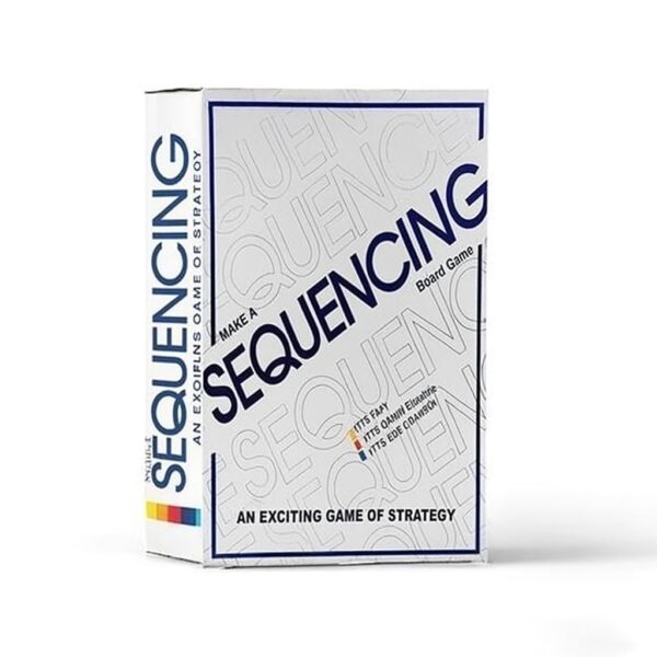 Sequencing, Strategy Game, Card Game, Board Game for Kids, Adults, Families, Educational, 2 to 12 Players, Family Fun, Activity Toy for Childrens, Gift Set for Kid, Ages 7+ Years