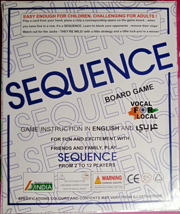 Strategy Board Game – Classic Sequence Gameplay for Kids 7+ & Adults | Fun Family Game for Boys & Girls - Image 7