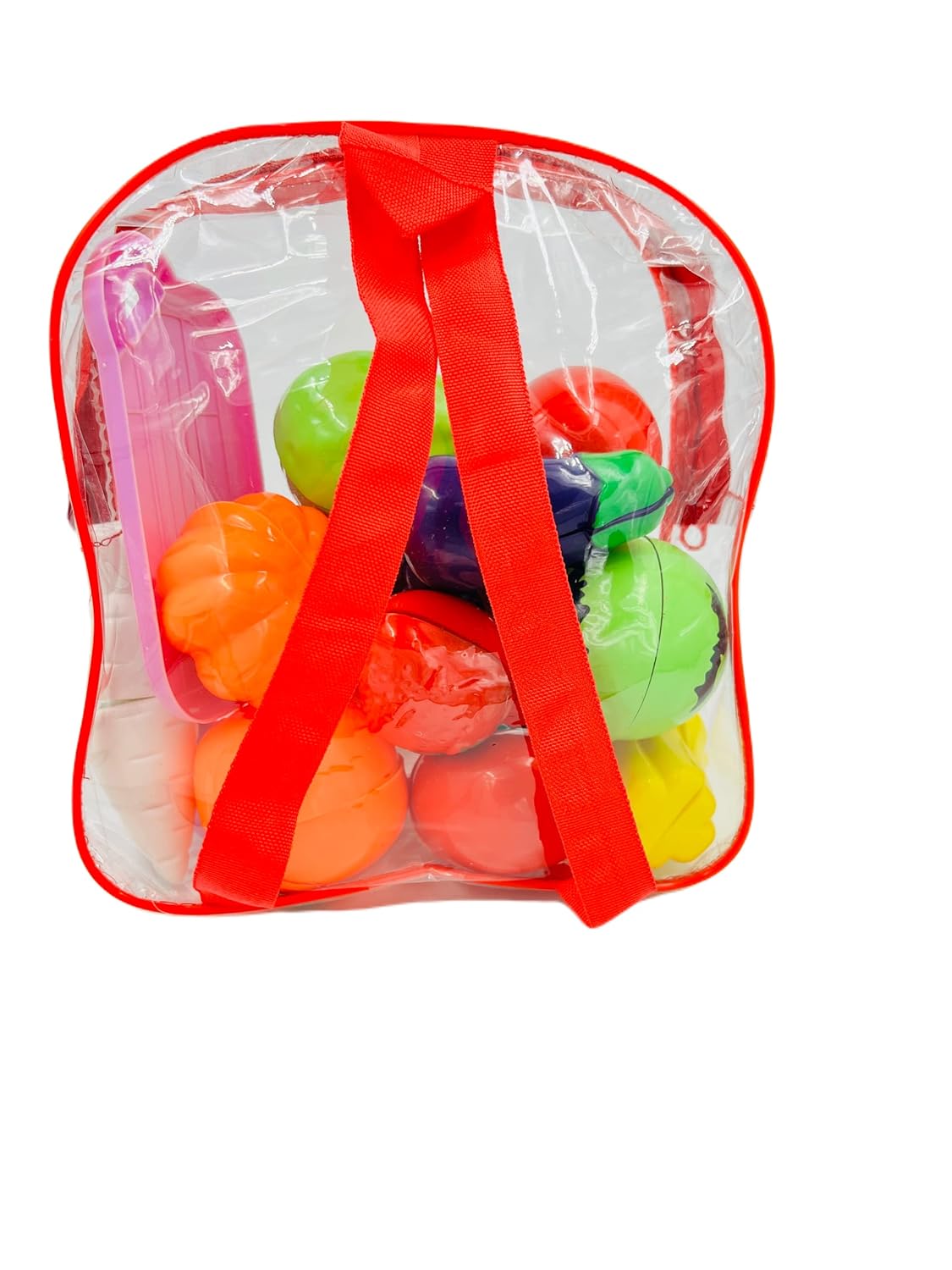 Food Cutting Toys 18 PCS with Storage Bag Play Food Kitchen Toy Cutting Fruits Vegetables Pretend Food Playset Early Development Learning Toy Gifts for Toddlers Kids Boys Girls - Image 8