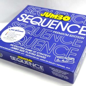 Jumbo Sequence Game -Board with Hard Playing Board 27 Inches Family and Adults Board Game mindsets Age 7+
