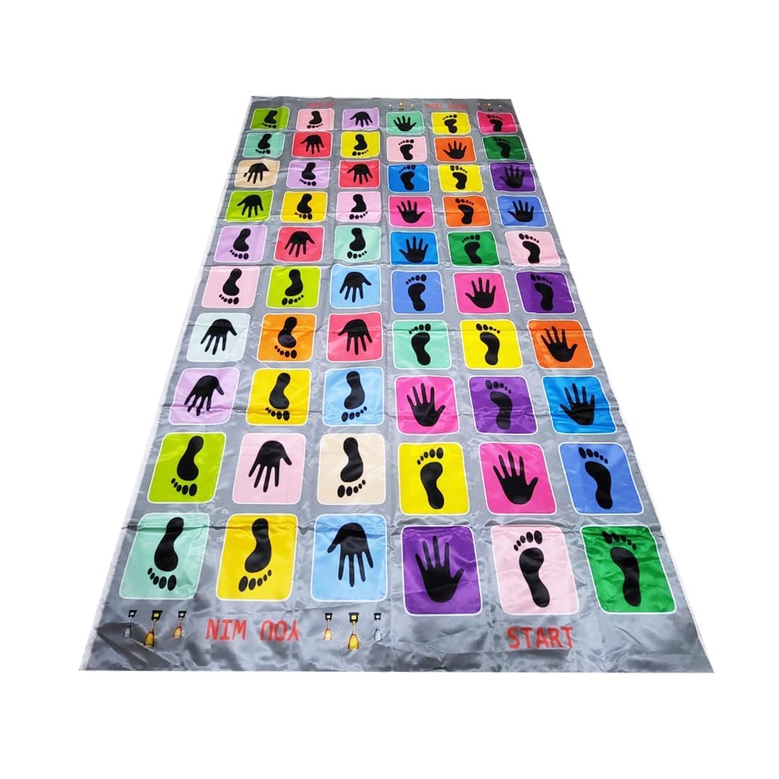 Adult Giant Outdoor Snakes & Ladders Lifesize Floor Game Mat with Jumbo Dice|Jumbo Play Floor Games|5 X 7 Feet (Hopscotch),multicolor - Image 2