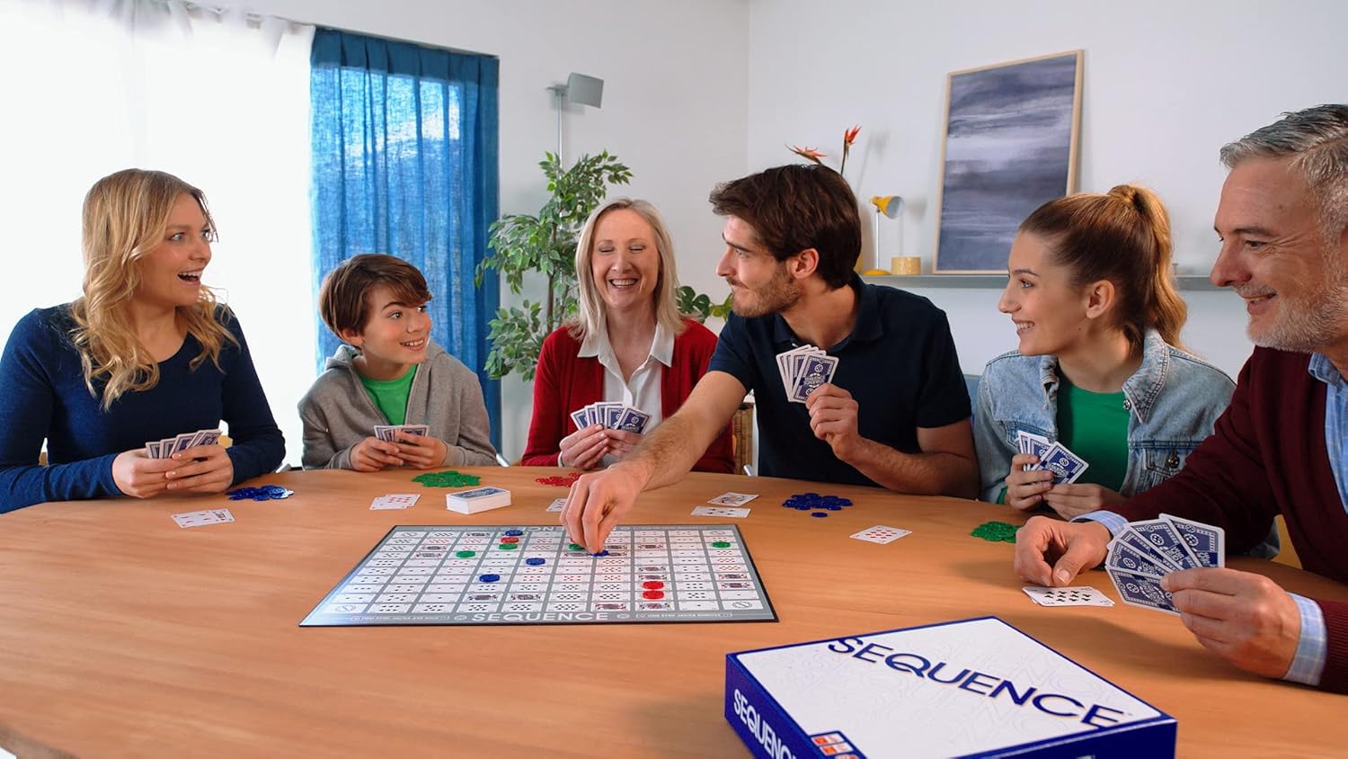Make A Sequent Board Game, Strategy & Logic Challenging Game with Foldable Board, Plastic Chips & Cards, for Kids Above 7 Years (BIS Approved). - Image 2