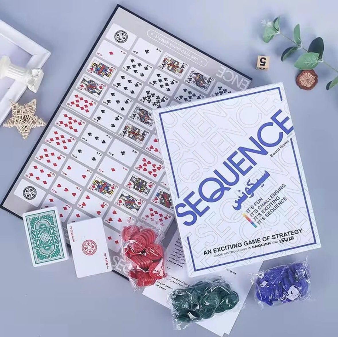 Sequence Board Game | Classic Strategy Game for Family & Friends | 2-12 Players | Fun Game Night Essential (Classic Sequence Game) - Image 4