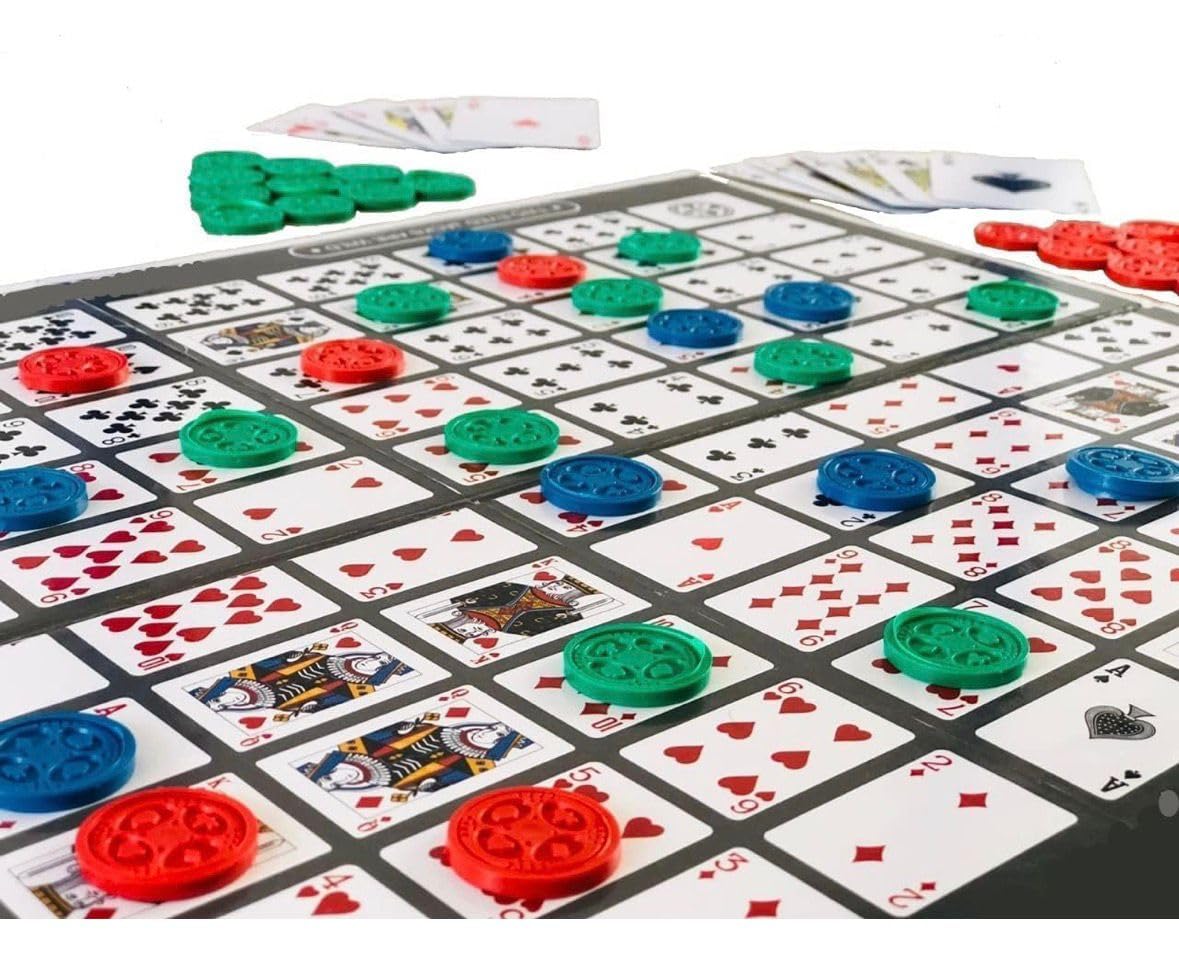 Sequence Board Game | Classic Strategy Game for Family & Friends | 2-12 Players | Fun Game Night Essential (Classic Sequence Game) - Image 3