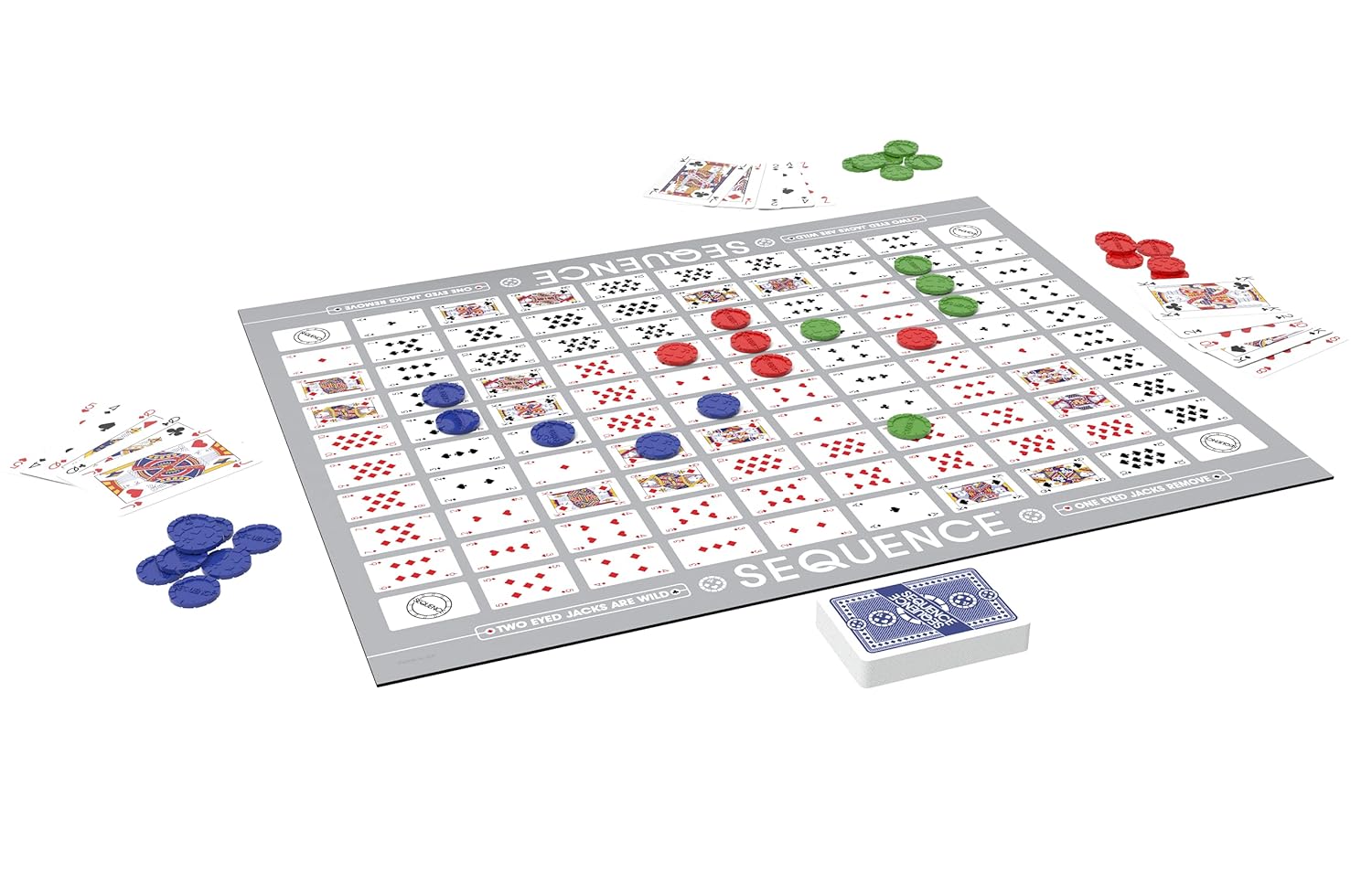 Make A Sequent Board Game, Strategy & Logic Challenging Game with Foldable Board, Plastic Chips & Cards, for Kids Above 7 Years (BIS Approved). - Image 5