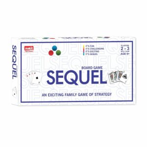 Sequel Jumbo Edition, Board Game for Kids 6+ Years & Adults, Classic Family Game for 2-4 Players, Game of Sequence for Brain Development & Educational Strategy, Durable & Portable