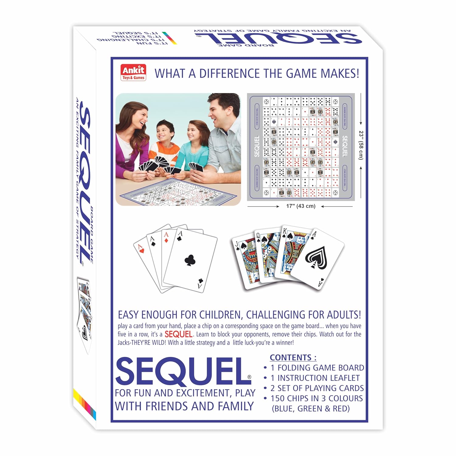 Sequel Classic Board Game for Kids, Children Enhances Critical Thinking and Strategy Durable Game Set Ideal for Family(Sequel Junior) - Image 4