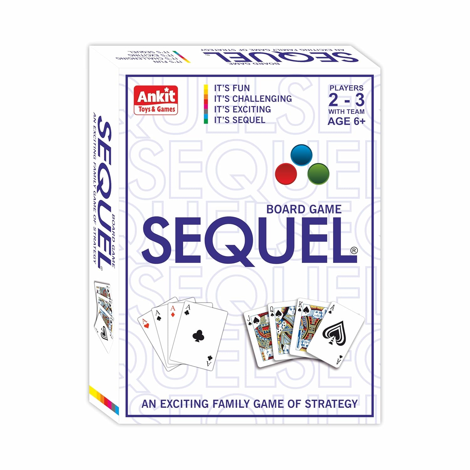Sequel Classic Board Game for Kids, Children Enhances Critical Thinking and Strategy Durable Game Set Ideal for Family(Sequel Junior)