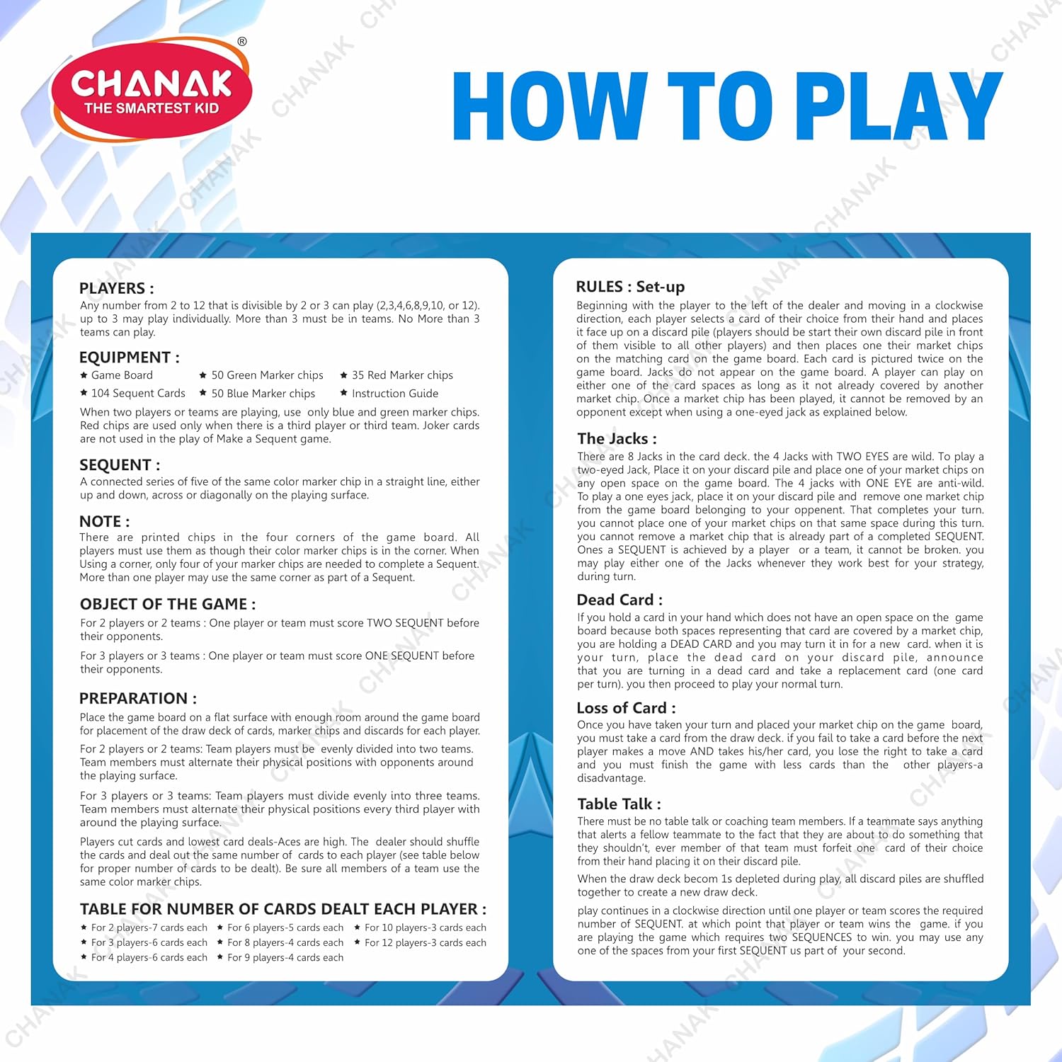 Make A Sequent Board Game, Strategy & Logic Challenging Game with Foldable Board, Plastic Chips & Cards, for Kids Above 7 Years (BIS Approved). - Image 5