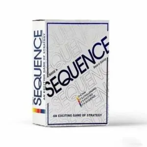 Sequence Board Game | Sequence Game with Folding Board, Cards and Chips | Playing Card, Suitable Family Game for Ages 7+ Years (Multicolor)