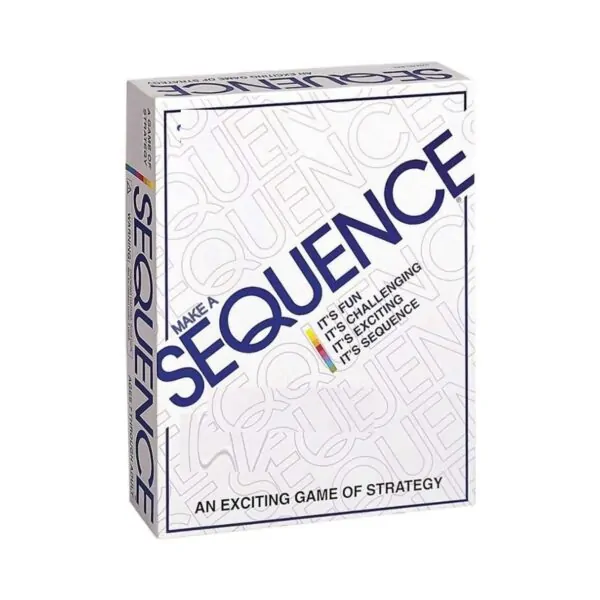 Sequence Board Game | Make 5 In A Series Card Game - Adult